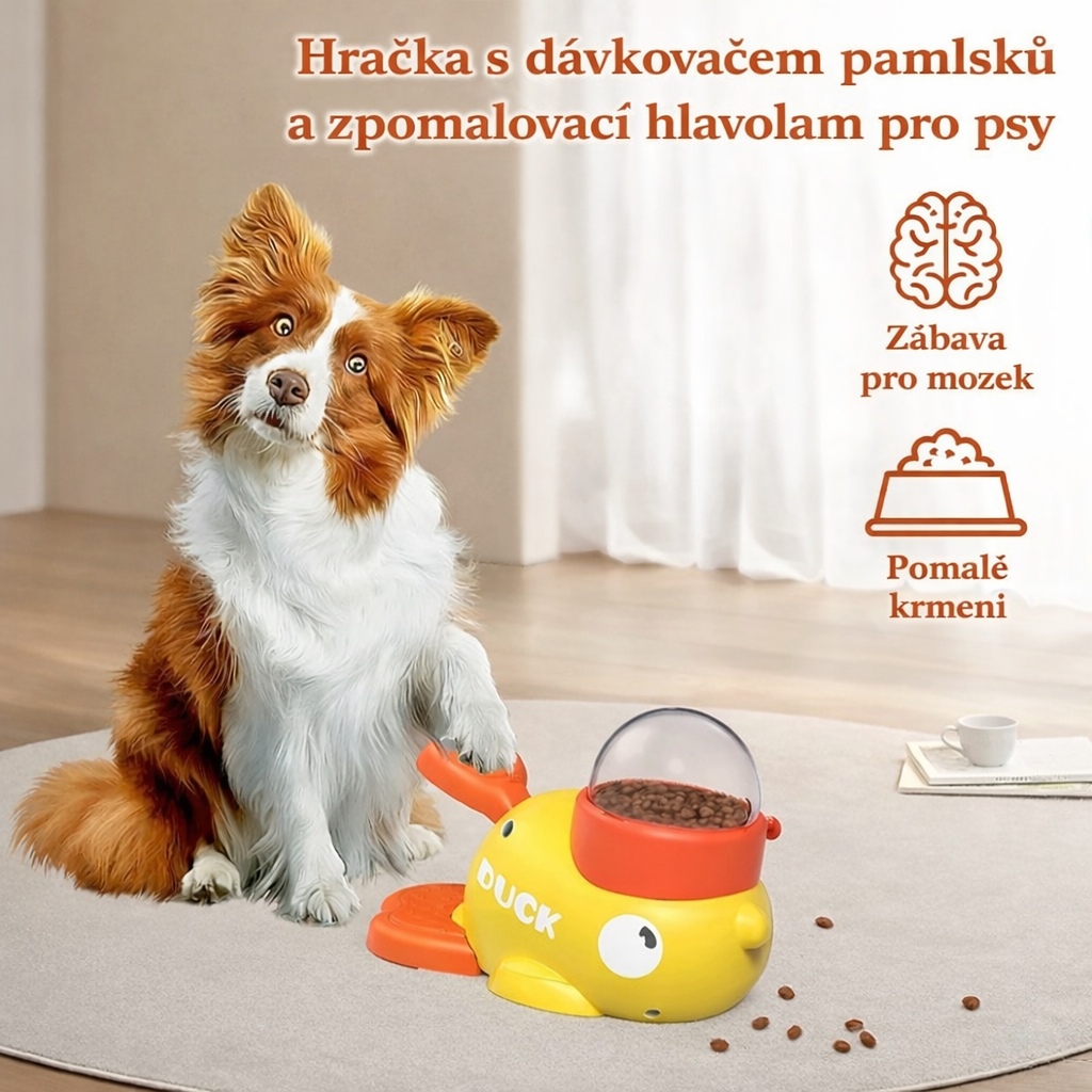 Interaktivní dávkovač pamlsků pro psy